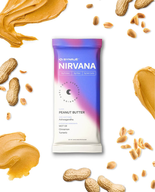 Nirvana Bar | Peanut Butter | Ashwagandha Adaptogens